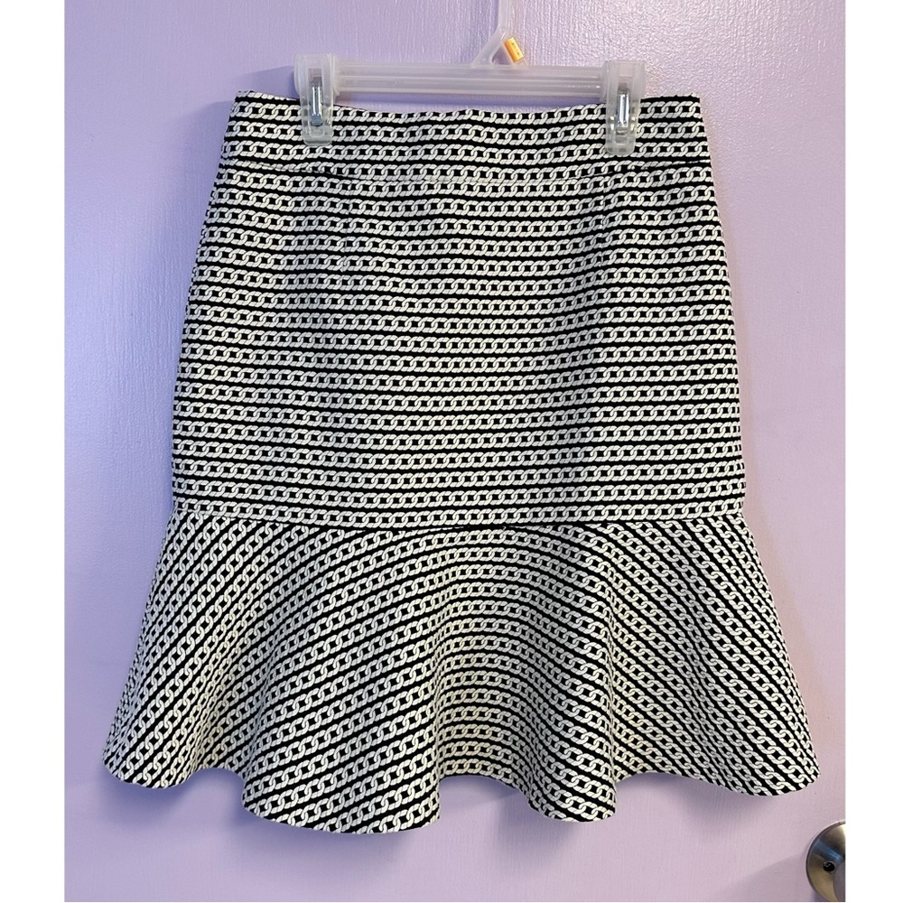 Banana Republic Chain Print Flounce Skirt